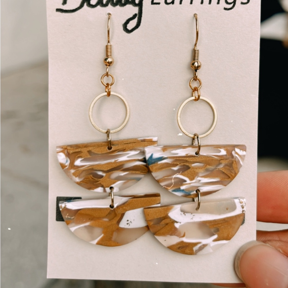 Polymer Clay/ Drop Earrings